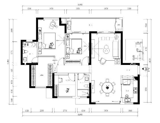 [江苏]常州星河国际八区住宅施工图-效果图-1