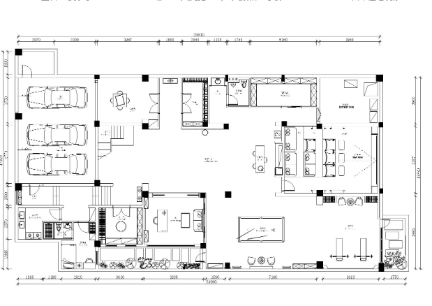 伍重院-锦崇府轻奢三层阁楼施工图+实景照片-1