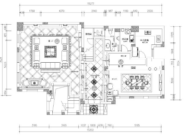 [重庆]蓝湖郡向生别墅装饰设计项目施工图-1