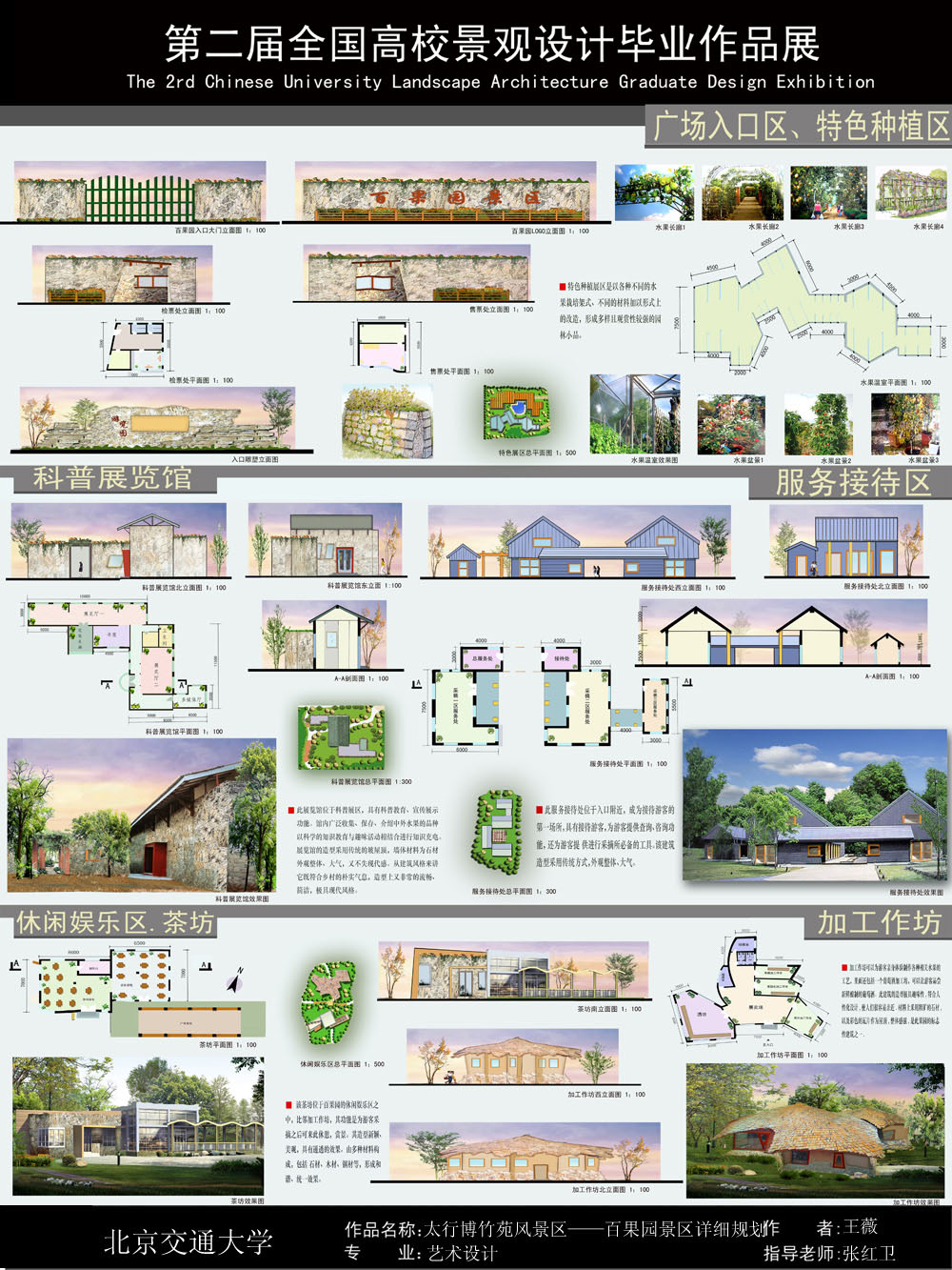 太行博竹苑风景区——百果园景区详细规划-2