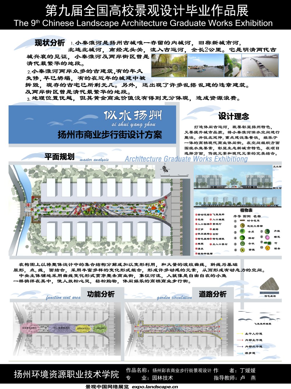 扬州彩衣商业步行街景观设计-1