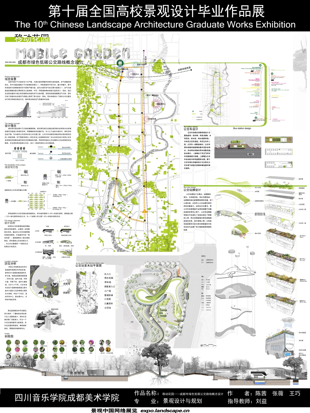 移动花园--成都市绿色低碳公交路线概念设计-1