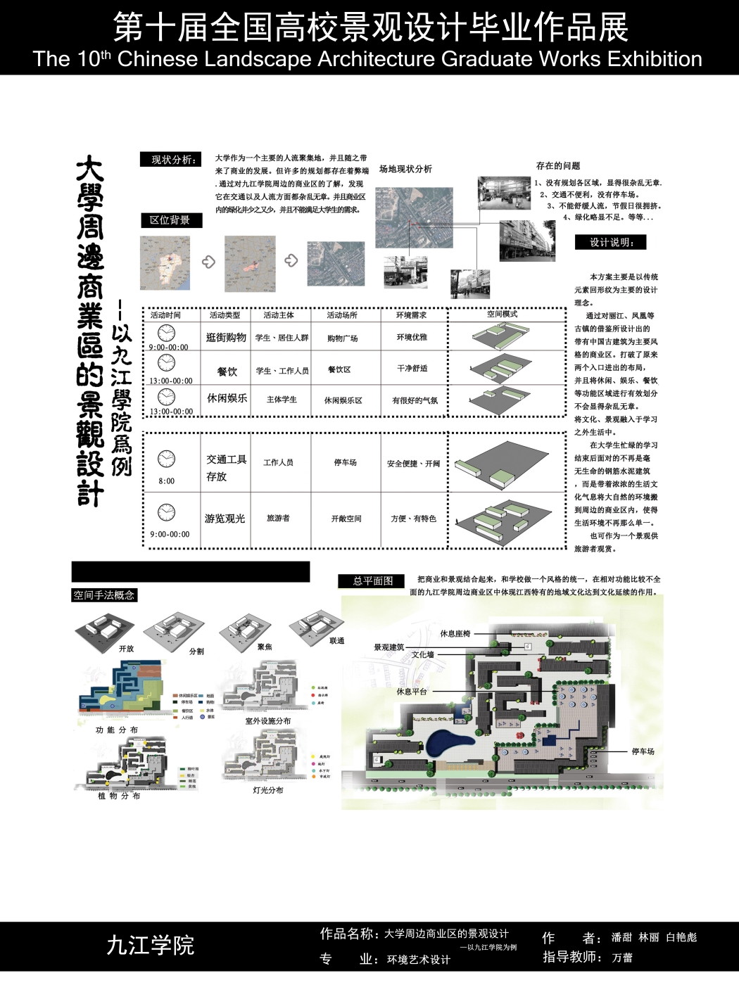 大学周边商业区景观设计——以九江学院为例-1