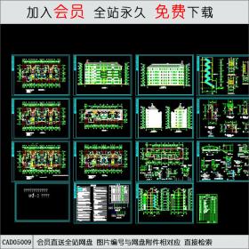 CAD05009 繁昌县某住宅区2号楼施工图.dwgCAD