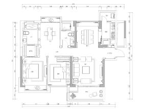 [深圳]东部现代城花园样板房施工图+3D文件