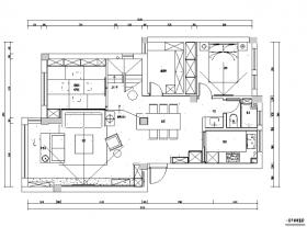 蓝色D小调|江南名楼住宅设计施工图（附效果图）