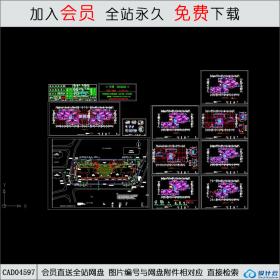 cad04597 深圳星河名居施工图CAD