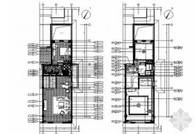 [福建]现代简约风格两层小别墅装修室内设计施工图（含方...