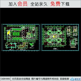 CAD04065 高层的住宅楼建施CAD