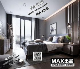 现代卧室3Dmax模型 (18)