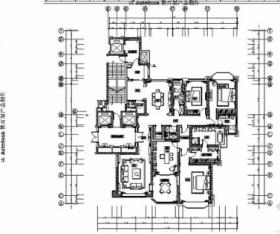 [太原]知名地产商设计家装样板间施工图