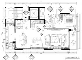 郑州雅居乐·御宾府三居室上叠别墅施工图