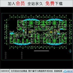 CAD04919高层住宅户型方案.dwgCAD