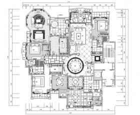 [北京]某住宅F户型样板间室内装修施工图