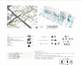 城市改造设计中步行空间体系的拓展设计--以城府路五道口...