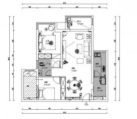 现代风格小家居局部改造施工图（含效果图）