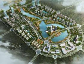 [上海]金山工业园区中心景观设计方案文本（水岸绿洲，活...