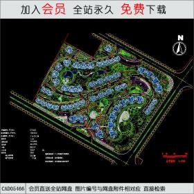 CAD05466 住宅小区建筑施工全套图CAD