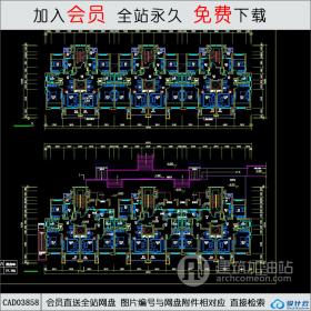 CAD03858 A2-2-上海保利嘉定湖畔阳光苑住宅-7CAD