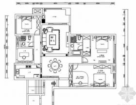 [绍兴]现代欧式三居室室内装修图（含效果）