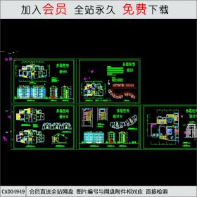 CAD04949多套住宅方案设计.dwg CAD