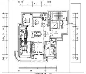 [上海]海珀黄浦样板间设计施工图（附效果图）