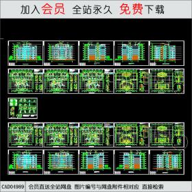 CAD04989大师何镜堂作品三--a3型住宅施工图.dwgCAD