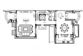 [上海]中式别墅样板间住宅室内设计方案（含实景图）