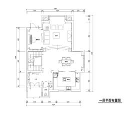 320平混搭风格联体别墅装修施工图+效果图