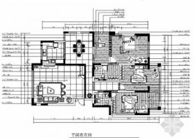 [山东]明亮现代风格三居室室内装修施工图（含高清效果 ...