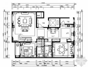 [内蒙]超美新中式LOFT公寓样板间施工图（超强力荐！）