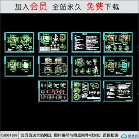 CAD04188简单实用的新型农村住宅CAD