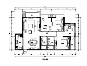 [福州]新中式住宅精装样板间设计施工图（含实景图）