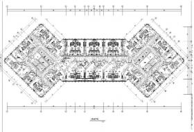 [上海]某公寓住宅样板房户型施工图