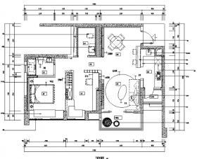 九龙仓晶科名苑中性风样板间设计施工图（附效果图）