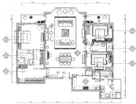 [江苏]温州香榭丽花园住宅装修施工图