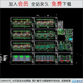 CAD04579某小区住宅方案图CAD