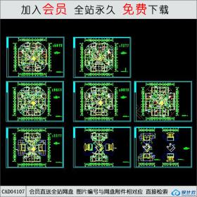 CAD04107高层住宅方案2 CAD