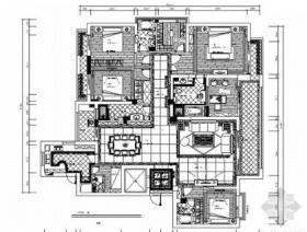 [四川]精品海景六居室装修施工图（含效果）