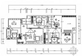 精品地中海双层别墅室内装修施工图（含效果）