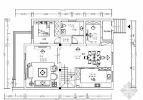 [宜兴]欧式风格三层别墅装修CAD施工图（含效果图）