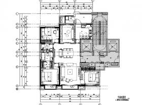 [北京]万科翡翠长安140户型样板间设计施工图（附效果图...