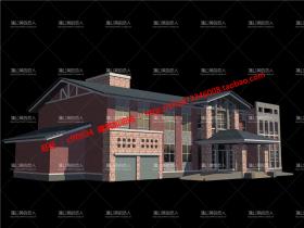 NO01941豪华大别墅自建房建筑方案设计cad图纸平立剖效果图