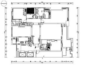 美式风格金色海岸三居室住宅设计施工图（附效果图）