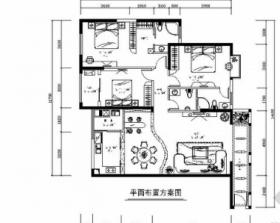 [香港]东方之珠高档简欧风格三居室装修施工图（含效果）