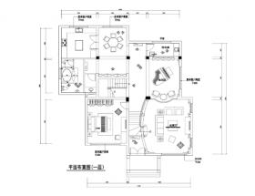 信步华庭臻园500平美式古典风格别墅施工图