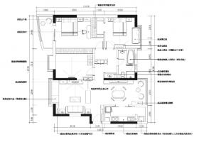 [四川]成都G女士样板间装饰施工图+实景图