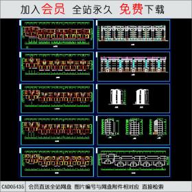 CAD05435高级住宅小区多层住宅施工图.dwgCAD