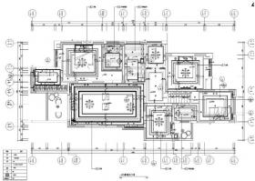 盛世融城别墅样板房室内施工图设计（CAD+实景图）