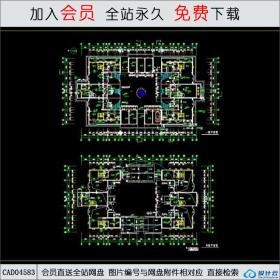 CAD04583 某小院建筑图cad